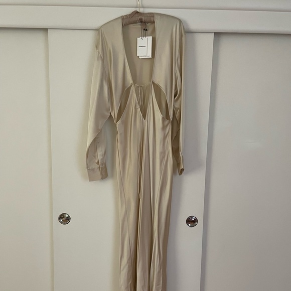 Christopher Esber Dresses & Skirts - Christopher Esber Triquetra Front Tie Shirt Dress